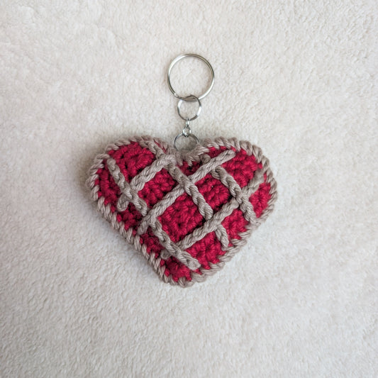 Heart Pie Keychain
