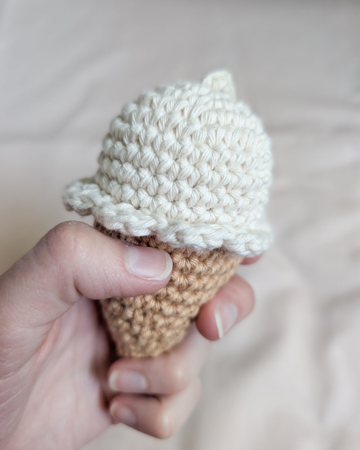 Ice Cream Cone Keychain