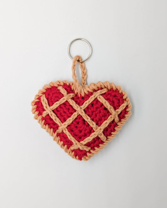 Heart Pie Keychain (Version 2)